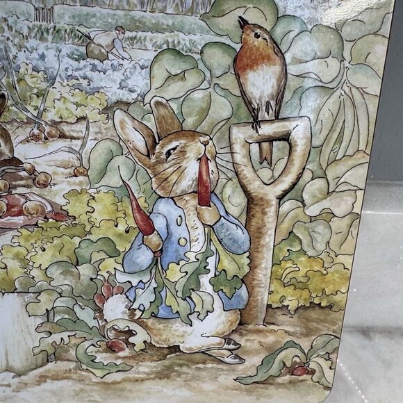 Pottery Barn Kids Placemat Beatrix Potter Peter Rabbit Single Cork Back - Picture 7 of 13